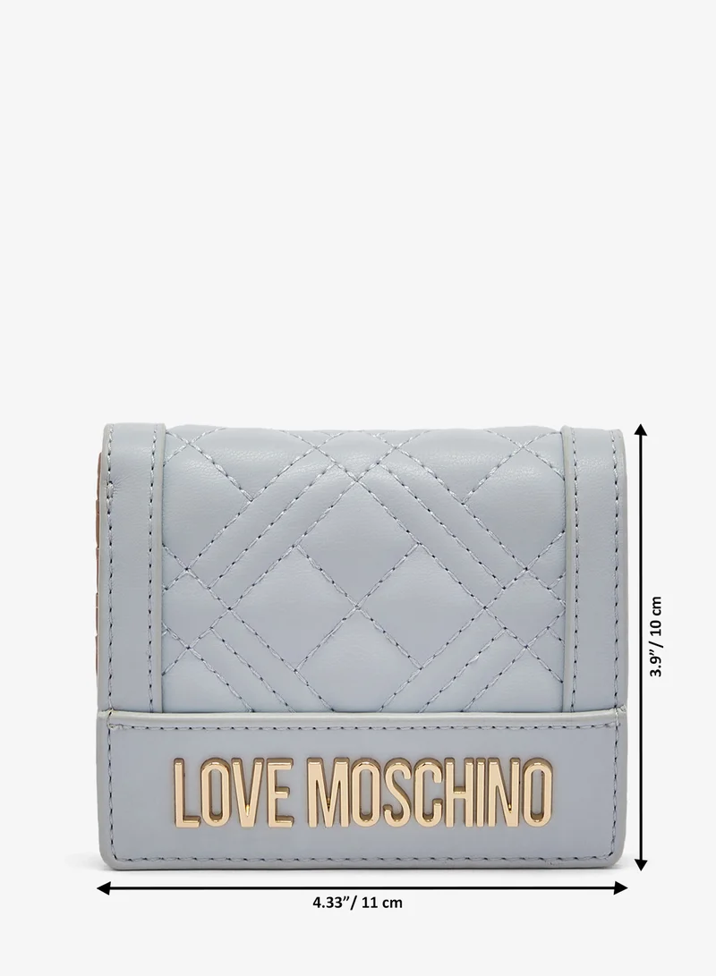 Love Moschino Quilted PU Wallet